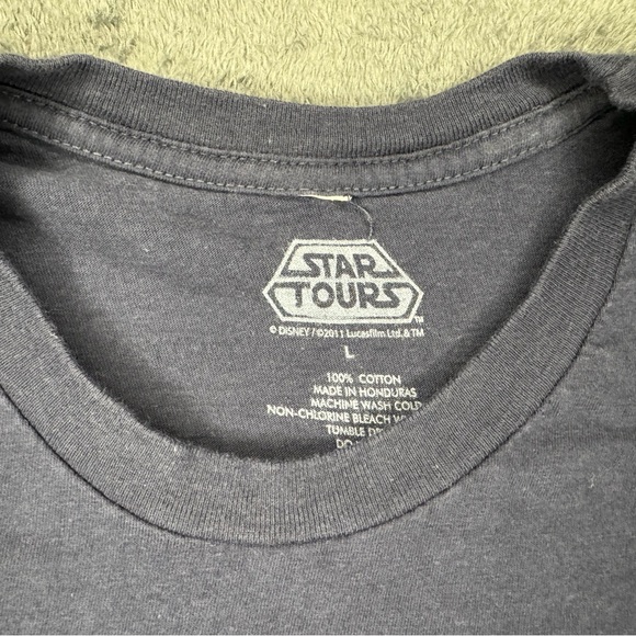 Disney Star Wars Star Tours The Adventure Continues 2011 Grand Opening Shirt - Picture 4 of 4